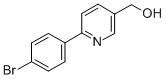 [6-(4-BROMOPHENYL)PYRIDIN-3-YL]METHANOL Struktur