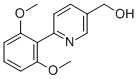 [6-(2,6-DIMETHOXYPHENYL)PYRIDIN-3-YL]METHANOL,887974-80-3,结构式