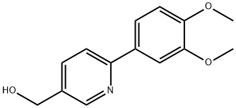 [6-(3,4-DIMETHOXYPHENYL)PYRIDIN-3-YL]METHANOL Structure