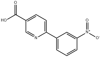 6-(3-Nitrophenyl)-nicotinic acid 结构式