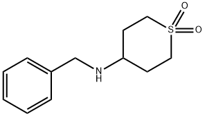 4-(benzylaMino)tetrahydro-2H-thiopyran 1,1-dioxide,887978-12-3,结构式