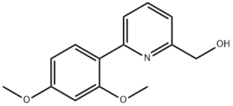 [6-(2,4-DiMethoxyphenyl)-2-pyridyl]Methanol Structure