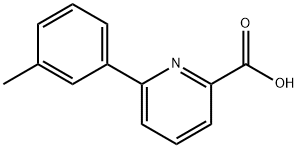 6-(3-Methylphenyl)-picolinic acid Structure