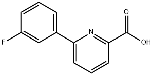 6-(3-Fluorophenyl)-picolinic acid Struktur