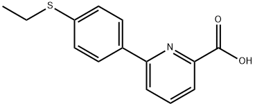 6-(3-Ethoxyphenyl)-picolinic acid 结构式
