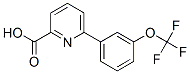 6-(3-Trifluoromethoxyphenyl)-picolinic acid 结构式