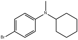 N-甲基-N-环己烷-4-溴苯胺, 88799-11-5, 结构式