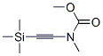 Carbamic  acid,  N-methyl-N-[2-(trimethylsilyl)ethynyl]-,  methyl  ester Structure