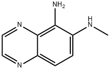 5,6-Quinoxalinediamine,  N6-methyl-,888037-23-8,结构式