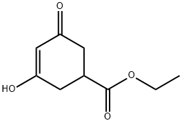 3-羟基-5-氧代环己-3-烯甲酸乙酯 结构式