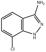 7-氯-1H-吲唑-3-胺 结构式