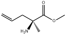 4-Pentenoicacid,2-amino-2-methyl-,methylester,(2S)-(9CI) Struktur