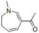 Ethanone, 1-(6,7-dihydro-1-methyl-1H-azepin-3-yl)- (9CI) 结构式