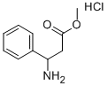 3-AMINO-3-PHENYL-PROPIONIC ACID METHYL ESTER HYDROCHLORIDE 化学構造式