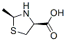 4-Thiazolidinecarboxylicacid,2-methyl-,(2S-cis)-(9CI) 化学構造式
