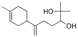 2-Methyl-6-(4-methyl-3-cyclohexen-1-yl)-6-heptene-2,3-diol 结构式