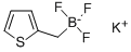 Potassium trifluoro[(thien-2-yl)methyl]borate Structure