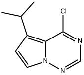 4-氯-5-异丙基吡咯并[1,2-F][1,2,4]三嗪,888720-52-3,结构式