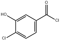 4-Chloro-3-hydroxybenzoyl chloride,888731-75-7,结构式