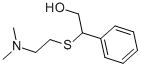 BETA-(2-DIMETHYLAMINOETHYLTHIO)-PHENETHYL ALCOHOL Struktur