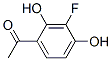 Ethanone,  1-(3-fluoro-2,4-dihydroxyphenyl)- Struktur