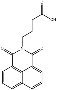 4-(N-(1,8-NAPHTHALIMIDO))-N-BUTYRIC ACID, 88909-96-0, 结构式
