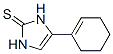 2H-Imidazole-2-thione,  4-(1-cyclohexen-1-yl)-1,3-dihydro- 结构式