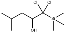 1,1-Dichloro-4-methyl-1-trimethylsilyl-2-pentanol 结构式