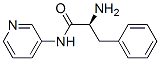 Benzenepropanamide, alpha-amino-N-3-pyridinyl-, (S)- Structure