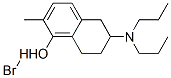 1-Naphthalenol, 6-(dipropylamino)-5,6,7,8-tetrahydro-2-methyl-, hydrob romide Struktur