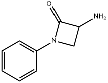2-Azetidinone,  3-amino-1-phenyl-  (9CI) Struktur