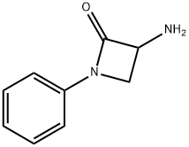 2-Azetidinone,  3-amino-1-phenyl-  (9CI) Structure