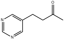2-Butanone, 4-(5-pyrimidinyl)- (9CI) 化学構造式