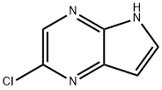 2-氯-5H-吡咯并[2,3-B]吡嗪,889447-19-2,结构式