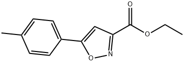 5-P-トリルイソオキサゾール-3-カルボン酸エチル 化学構造式