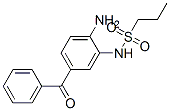 N-(2-amino-5-benzoylphenyl)propane-1-sulphonamide,88965-53-1,结构式
