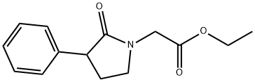 3-苯基-2-碳基-1-吡咯烷乙酸乙酯,88981-96-8,结构式