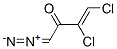 3-Buten-2-one,  3,4-dichloro-1-diazo- 结构式