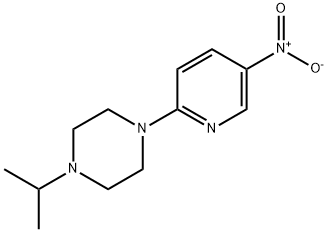 1-isopropyl-4-(5-nitro-pyridin-2-yl)-piperazine Structure