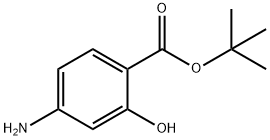 TERT-BUTYL 4-AMINO-2-HYDROXYBENZOATE Structure