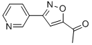 5-乙酰基-3(3-吡啶基)异恶唑 结构式