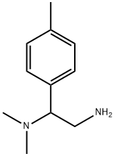 N-[2-amino-1-(4-methylphenyl)ethyl]-N,N-dimethylamine Structure