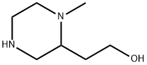 2-(1-甲基哌嗪-2-基)乙醇,889939-92-8,结构式