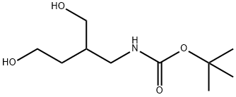 N-BOC-2-AMINOMETHYL-BUTANE-1,4-DIOL
 Struktur