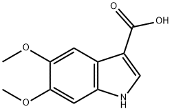 1H-Indole-3-carboxylic  acid,  5,6-dimethoxy- Struktur