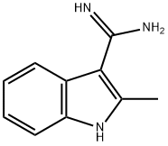 2-METHYLINDOLE-3-CARBOXAMIDINE Struktur