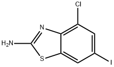 2-BenzothiazolaMine, 4-chloro-6-iodo- Structure