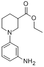 1-(3-AMINO-PHENYL)-PIPERIDINE-3-CARBOXYLIC ACID ETHYL ESTER Structure