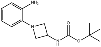 [1-(2-AMINO-PHENYL)-AZETIDIN-3-YL]-CARBAMIC ACID TERT-BUTYL ESTER,889948-05-4,结构式