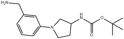 889948-71-4 [1-(3-AMINOMETHYL-PHENYL)-PYRROLIDIN-3-YL]-CARBAMIC ACID TERT-BUTYL ESTER